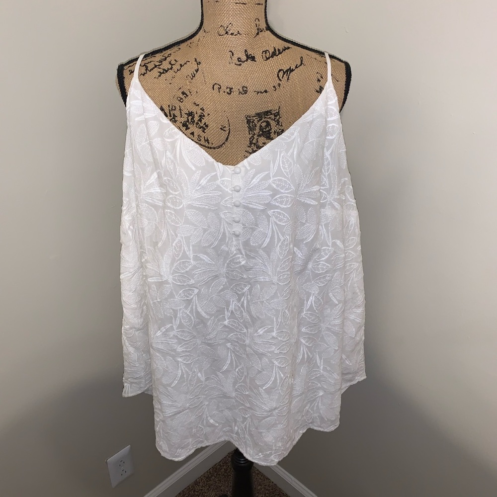 NWOT Loft Plus Floral Blouse
